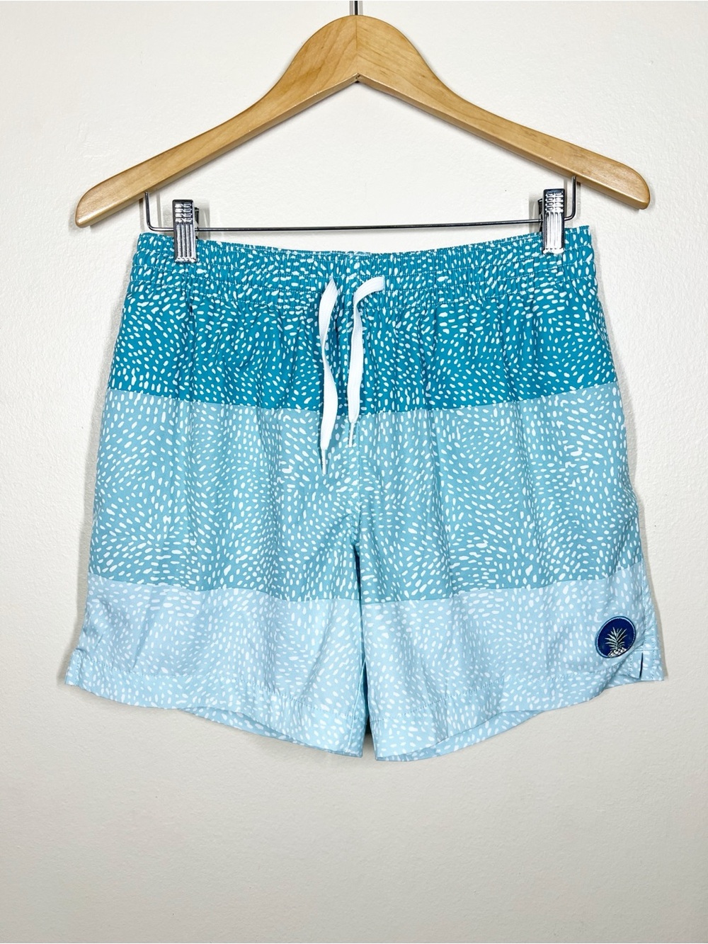 Chubbies Mens 5.5" Inseam Classic The Whale Sharks Swim Trunks Size Medium Blue